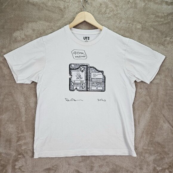 Uniqlo Other - Uniqlo x Daniel Arsham x Pokemon 3020 Crystal Pokedex White T-Shirt Men's Size M